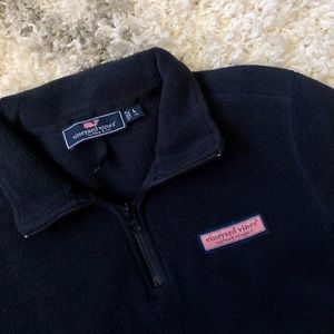 Vineyard Vines Quarter Zip, Navy Blue, Medium